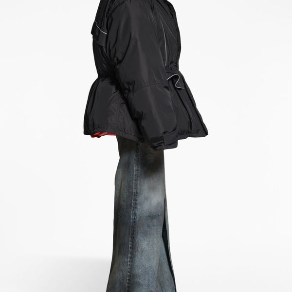 Balenciaga premium outerwear detail and craftsmanship close-up