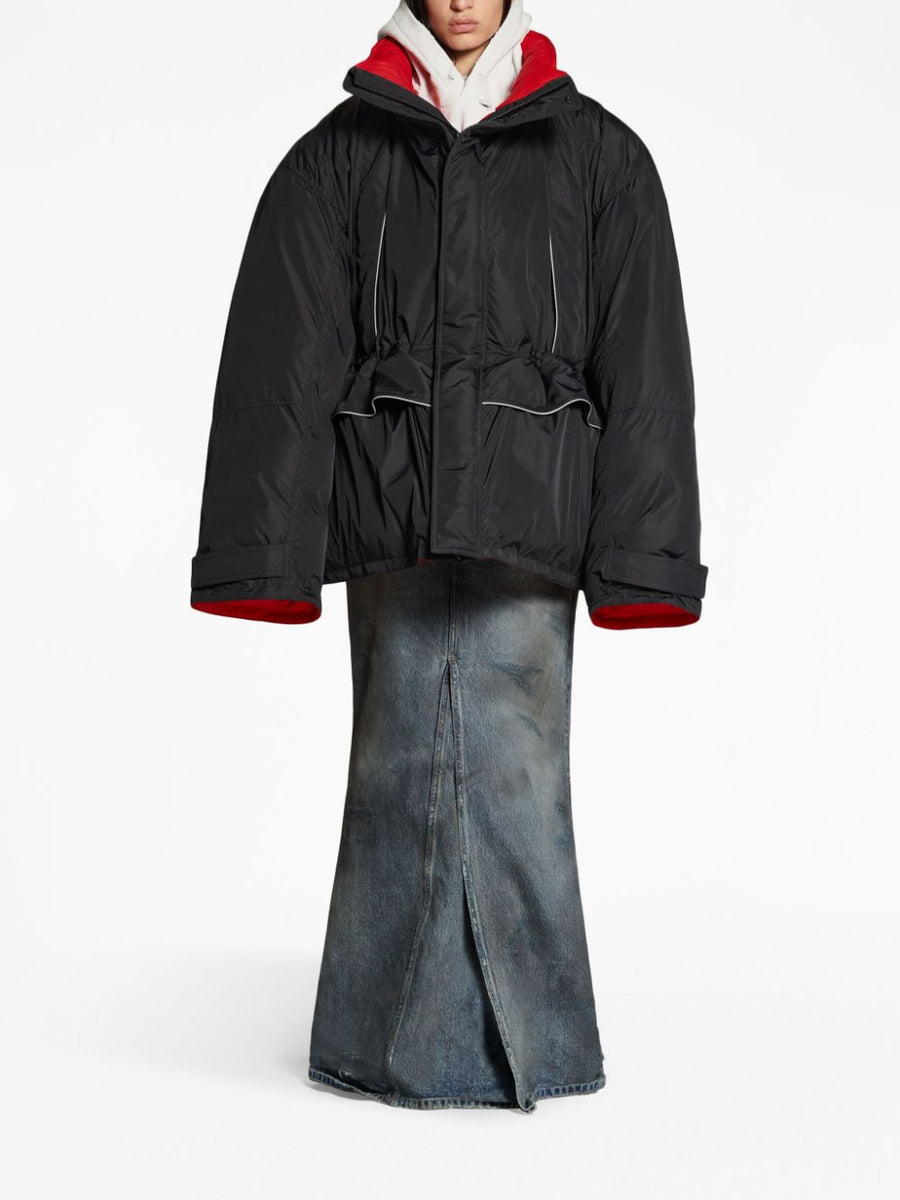 Balenciaga outerwear side profile designer luxury fashion