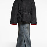Balenciaga outerwear side profile designer luxury fashion