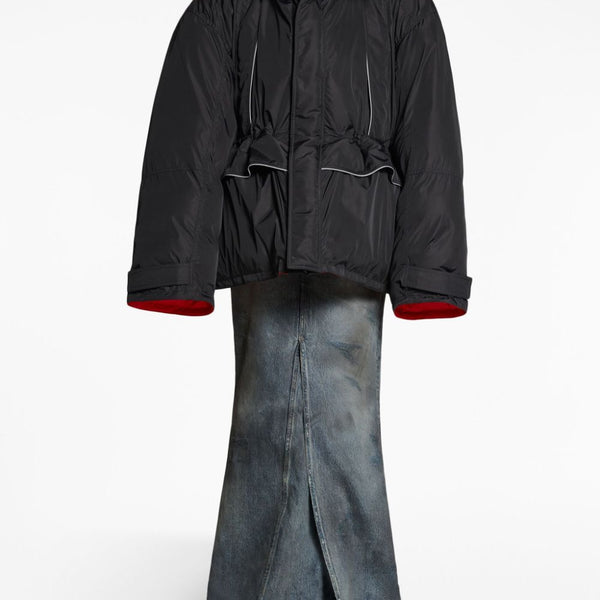 Balenciaga outerwear side profile designer luxury fashion
