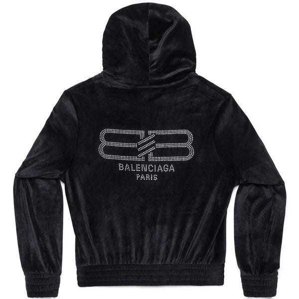 Close-up of Balenciaga jerseys & knitwear hardware and fine stitching