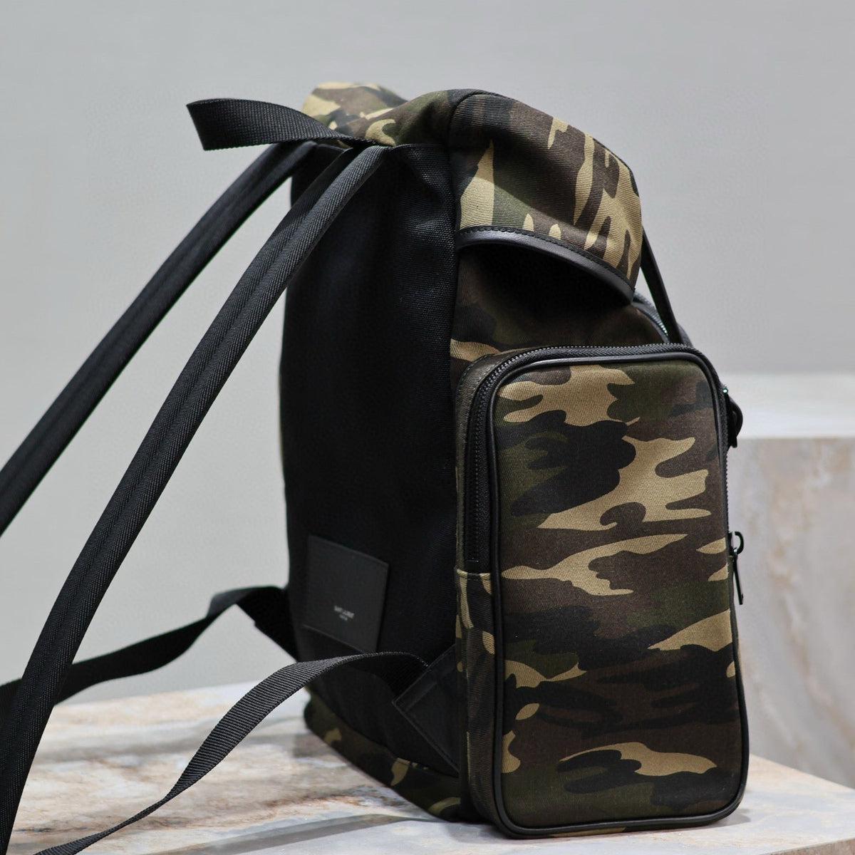 Saint Laurent Bags- Saint Laurent City Multi Pocket Backpack Elegant Everyday Designer Handbag