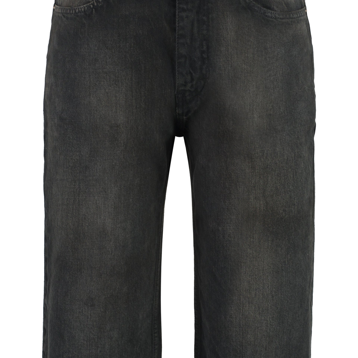Balenciaga Pants? BALENCIAGA Washed-Out Effect Cotton Bermuda Shorts for Men Premium Designer Casual Trousers