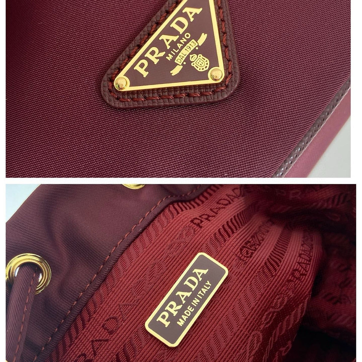 Wallets? Pd Re-edition 1978 Bucket Bag Elegant Everyday Leather Wallet