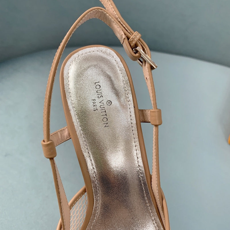 Louis Vuitton Nude Loafer Flats - Lifestyle Styling Shot