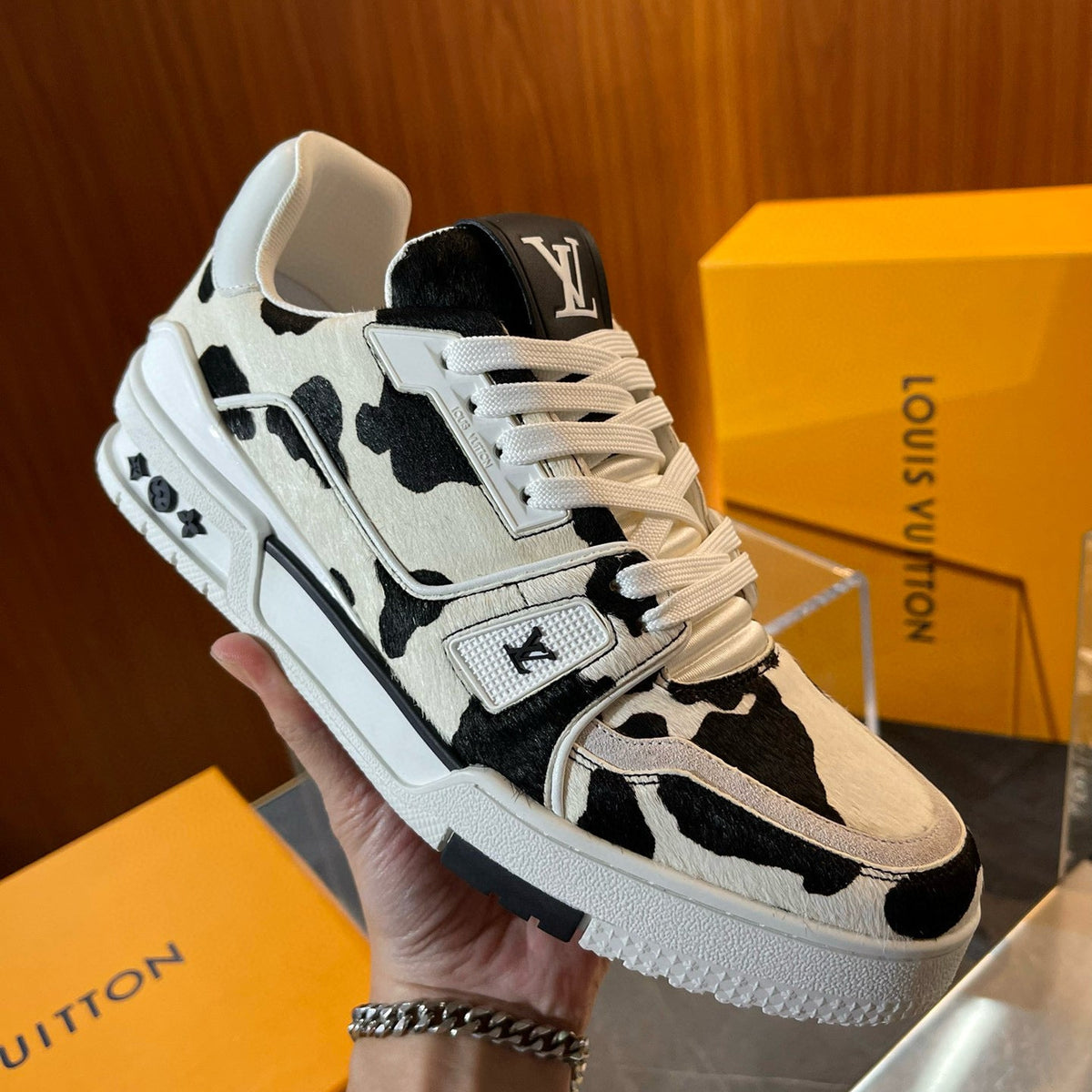 Louis Vuitton Shoes- Louis Vuitton Lou Trainers Comfortable Everyday Designer Shoes