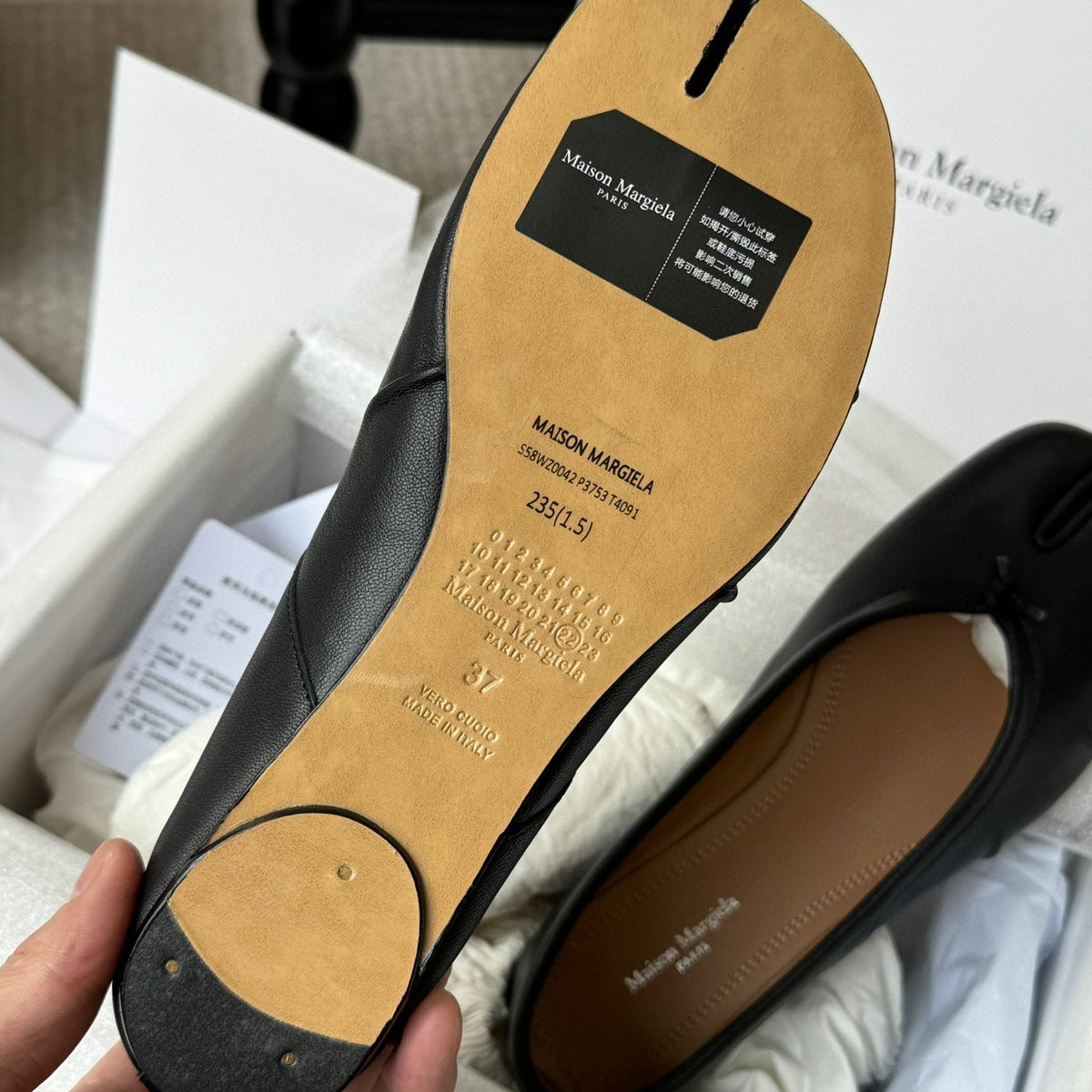 Shoes- Maison M Tabi Ballet Flats Luxury Lifestyle Designer Footwear