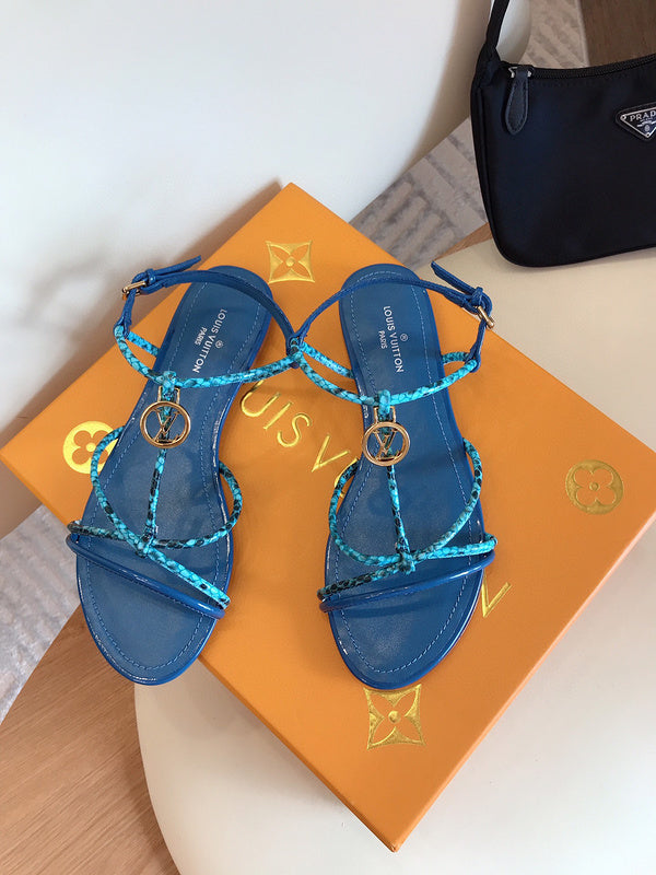 Close-up of Louis Vuitton shoes craftsmanship
