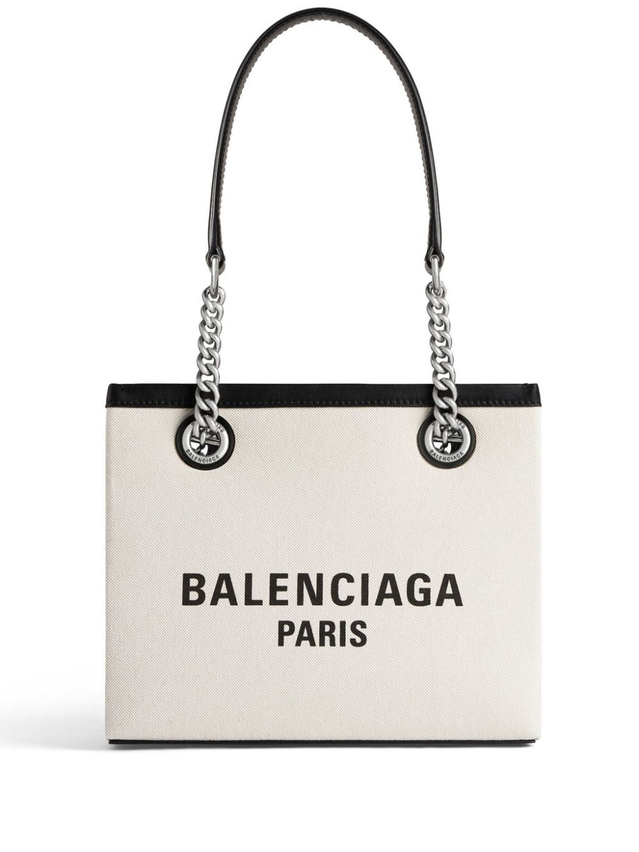 Balenciaga Bags? BALENCIAGA Mini Canvas Duty Free Tote Handbag Premium Designer Shoulder Bag