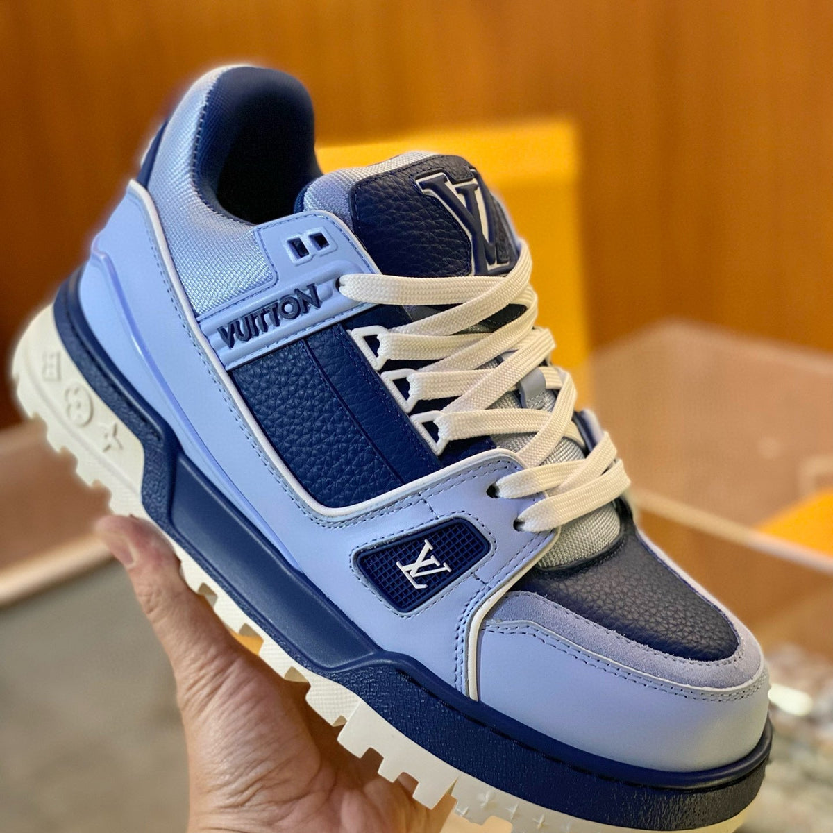 Louis Vuitton Shoes- Louis Vuitton Lou Trainer Maxi Trainers Luxury Lifestyle Designer Footwear