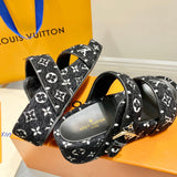 Louis Vuitton Red Combat Boots - Sole Detail View