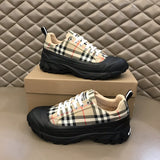 Burberry Camel Block Heel Pumps - Lifestyle Styling Shot