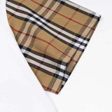 Close-up of Burberry t-shirt craftsmanship