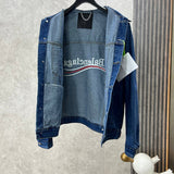 Close-up of Balenciaga designer clothing craftsmanship