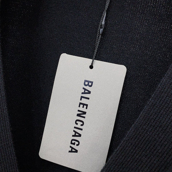 Close-up of Balenciaga designer clothing craftsmanship