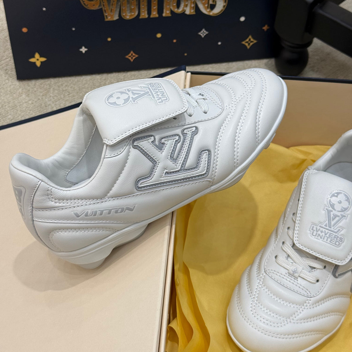 Louis Vuitton Shoes- Louis Vuitton Lou Footprint Sneaker Luxury Lifestyle Designer Footwear