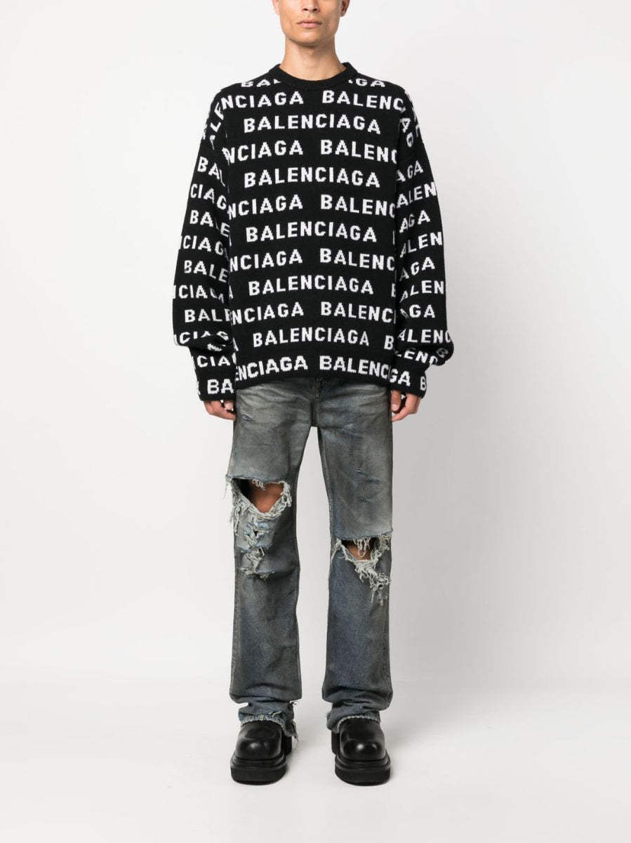 Balenciaga premium jerseys & knitwear detail and craftsmanship close-up