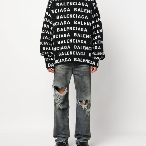 Balenciaga premium jerseys & knitwear detail and craftsmanship close-up