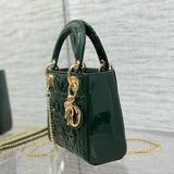 Christian Dior Mini Lady Bag detail shot – designer craftsmanship and quality