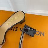 Louis Vuitton Beige Bow-Detail Flats - Back View