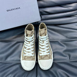 Balenciaga Nude Ankle Boots - Heel Detail View