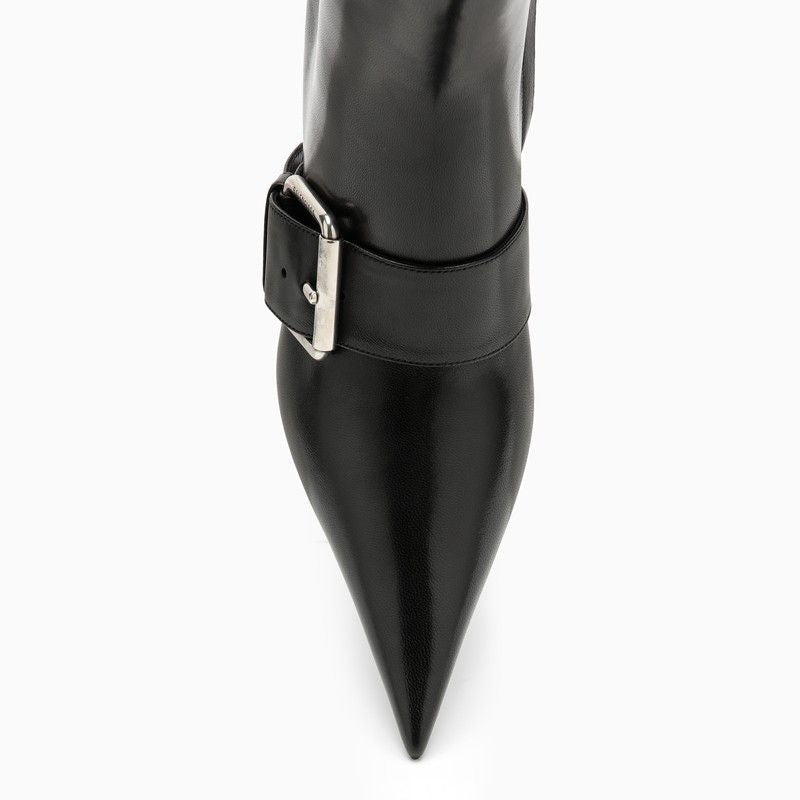 Balenciaga Shoes- BALENCIAGA Knife 80 Leather Ankle Boots Comfortable Everyday Designer Shoes
