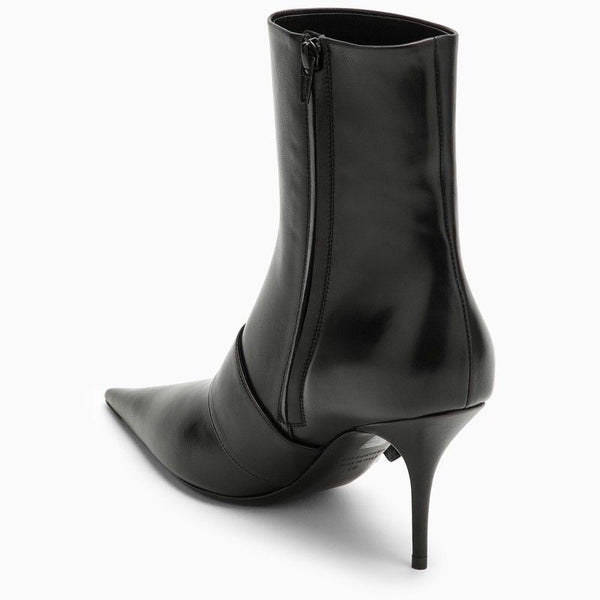Balenciaga Shoes BALENCIAGA Knife 80 Leather Ankle Boots Luxury Lifestyle Designer Footwear