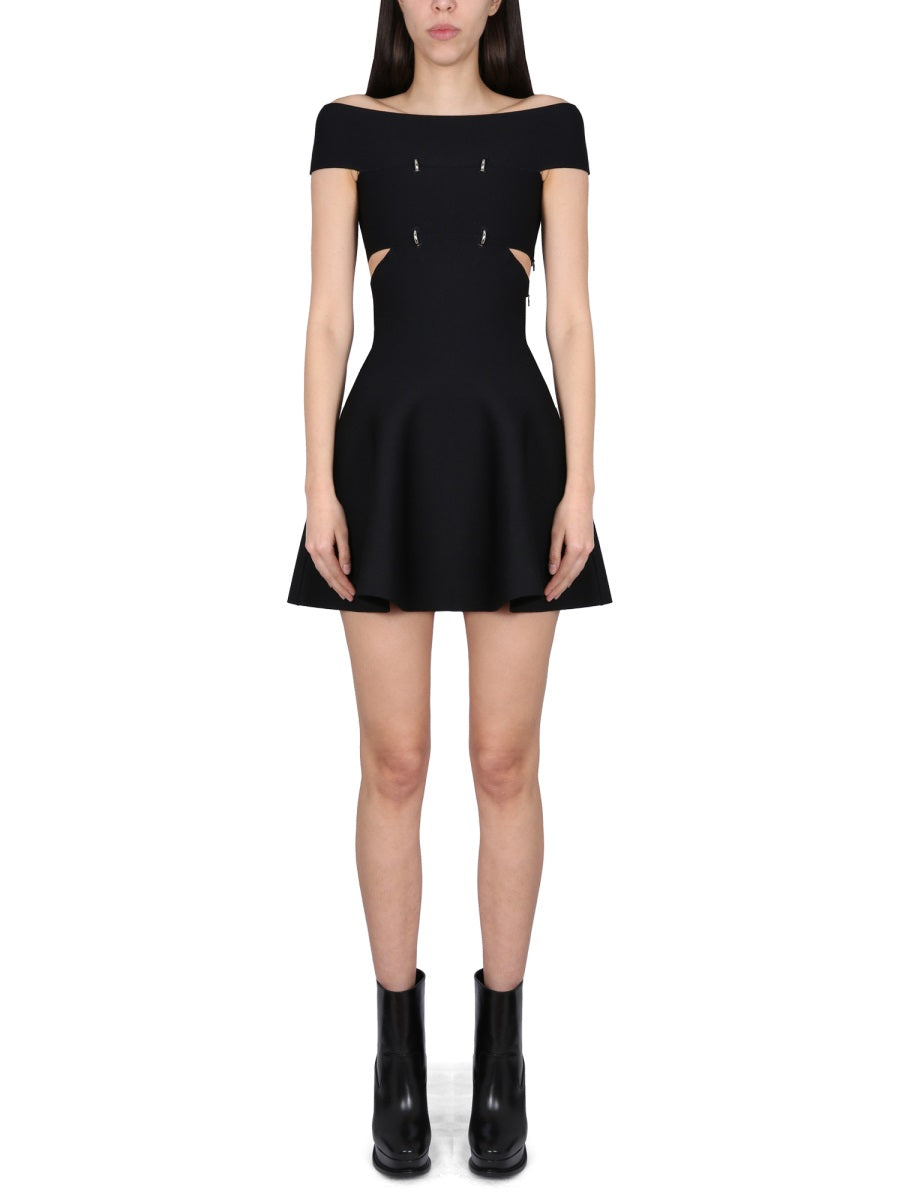 Alexander McQueen cocktail dresses luxury designer piece front view
