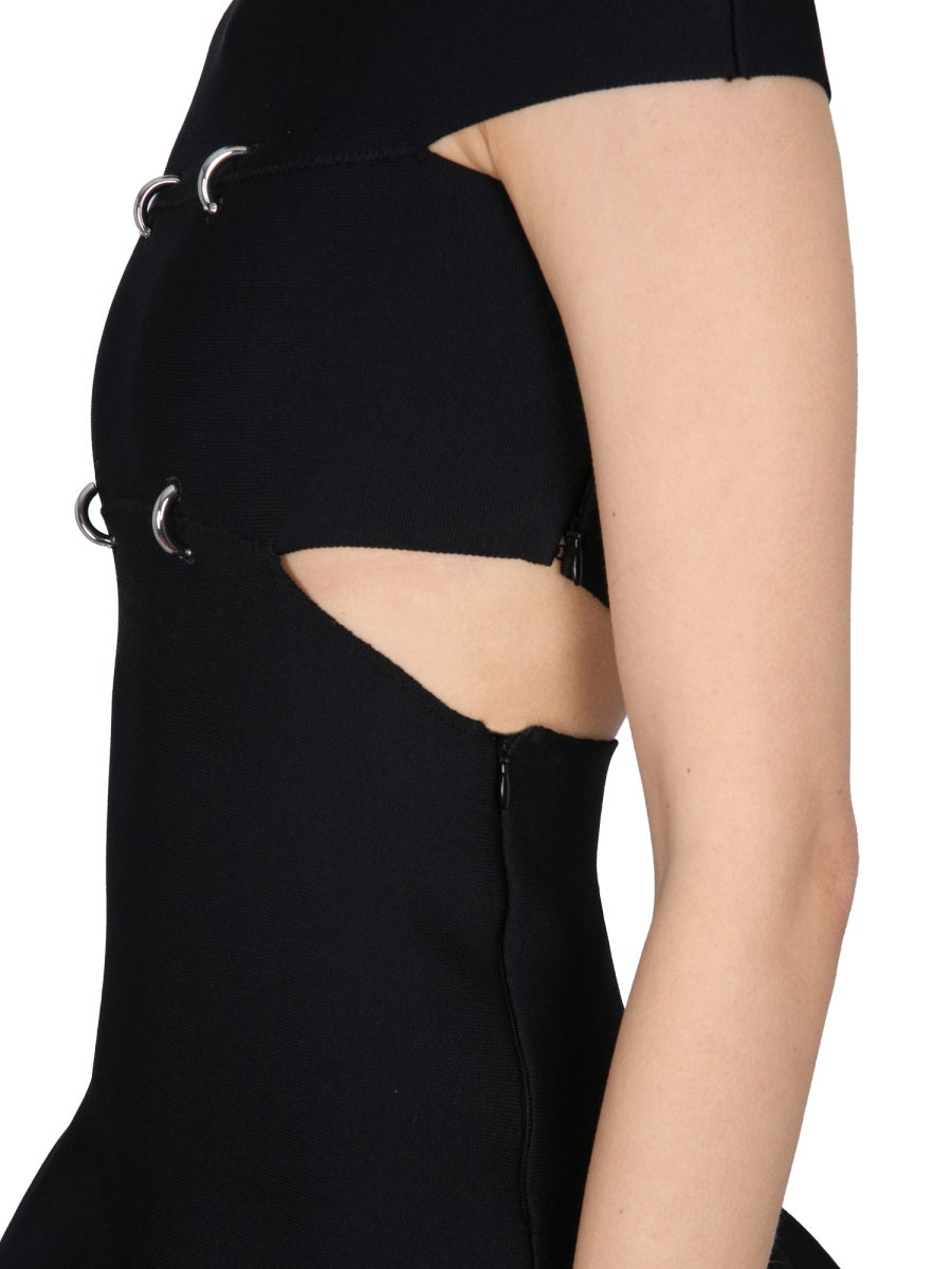 Alexander McQueen Dresses? Alexander Mcqueen Women Mini Dress With Bare Shoulders Chic Everyday Designer Dress