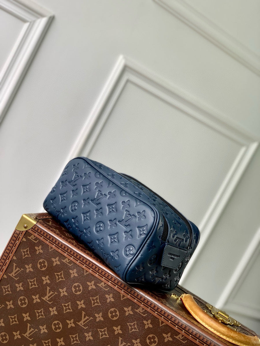 Louis Vuitton Bags- Louis Vuitton Lou Dopp Kit Toiletry Bag Elegant Everyday Designer Handbag