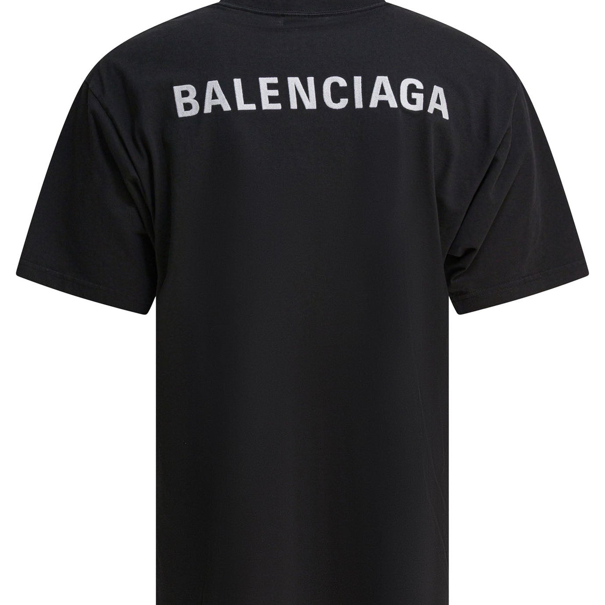 Balenciaga T-Shirts- BALENCIAGA Medium Fit Cotton T-Shirt Casual Everyday Designer Tee
