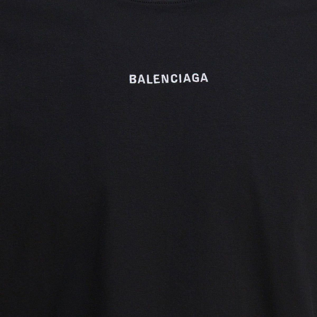 Balenciaga T-Shirts- BALENCIAGA Medium Fit Cotton T-Shirt Casual Everyday Designer Tee
