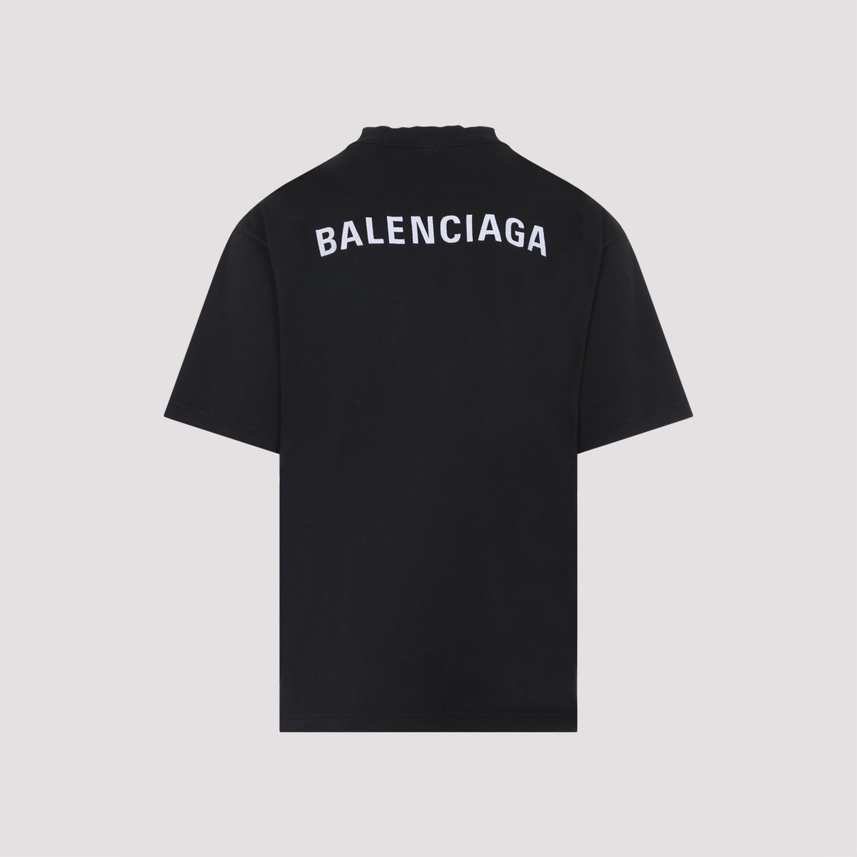 Balenciaga T-Shirts- BALENCIAGA Medium Fit Cotton T-Shirt Casual Everyday Designer Tee