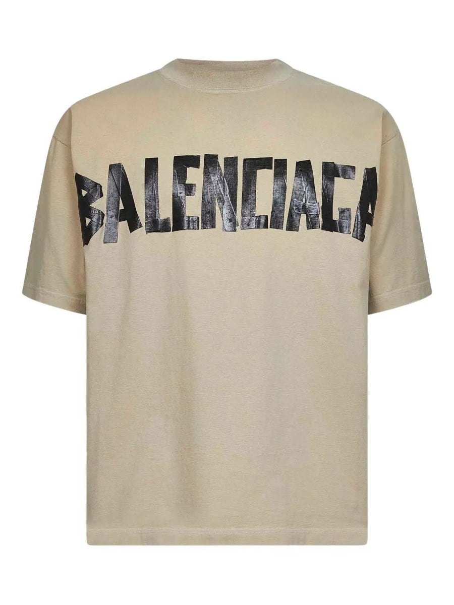 Balenciaga T-Shirts? BALENCIAGA Medium Fit T-Shirt for Men Casual Everyday Designer Tee