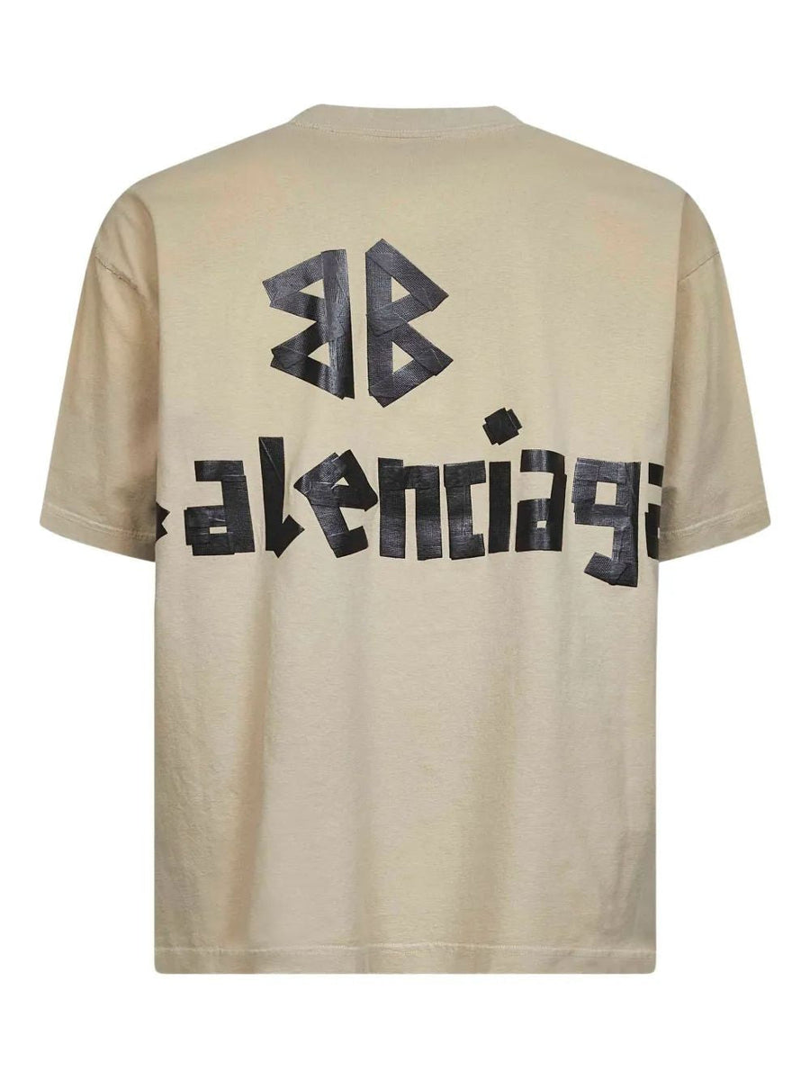Balenciaga T-Shirts? BALENCIAGA Medium Fit T-Shirt for Men Casual Everyday Designer Tee