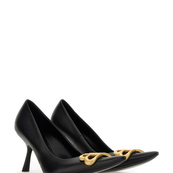 Balenciaga premium pumps detail and craftsmanship close-up