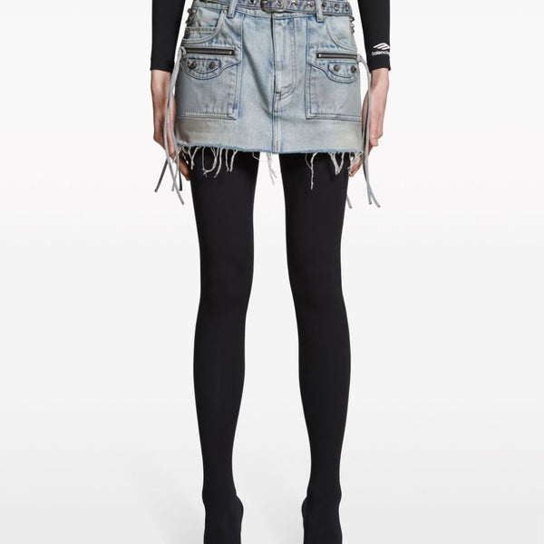 Balenciaga premium skirts detail and craftsmanship close-up