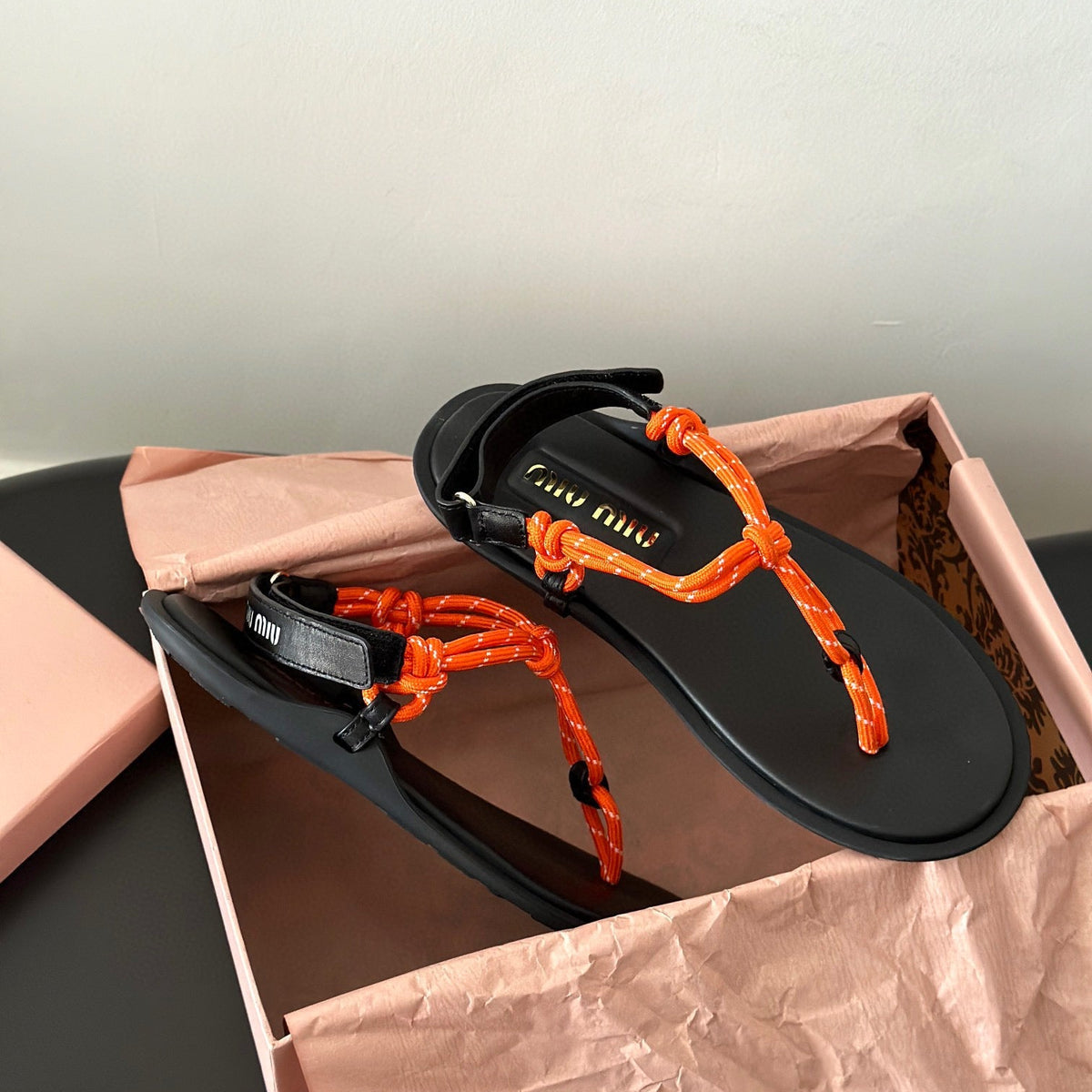 Shoes- Miu M Sandals Luxury Lifestyle Designer Footwear