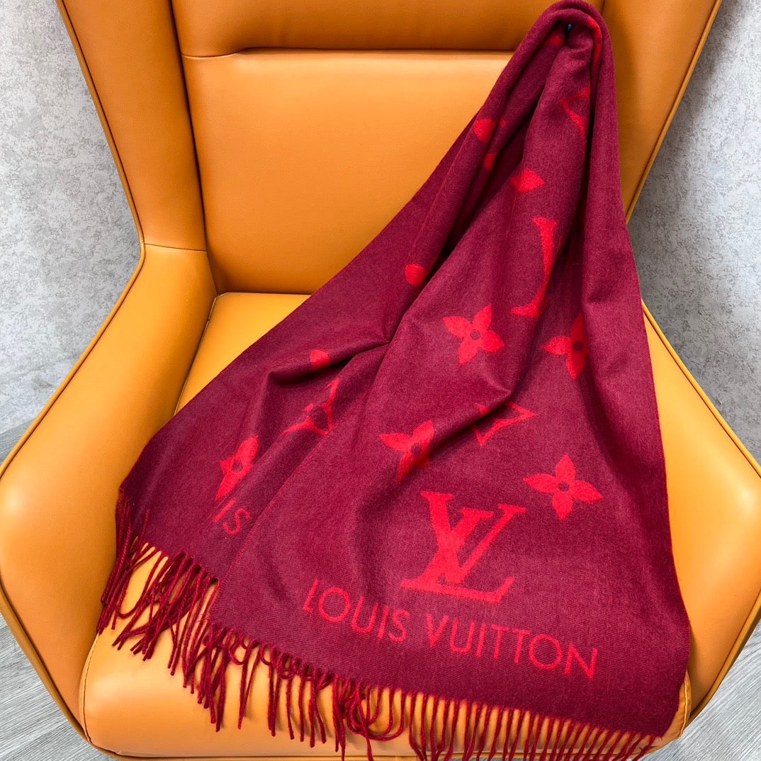 Louis Vuitton Scarves- Louis Vuitton Lou Scarf Luxury Designer Silk Scarf