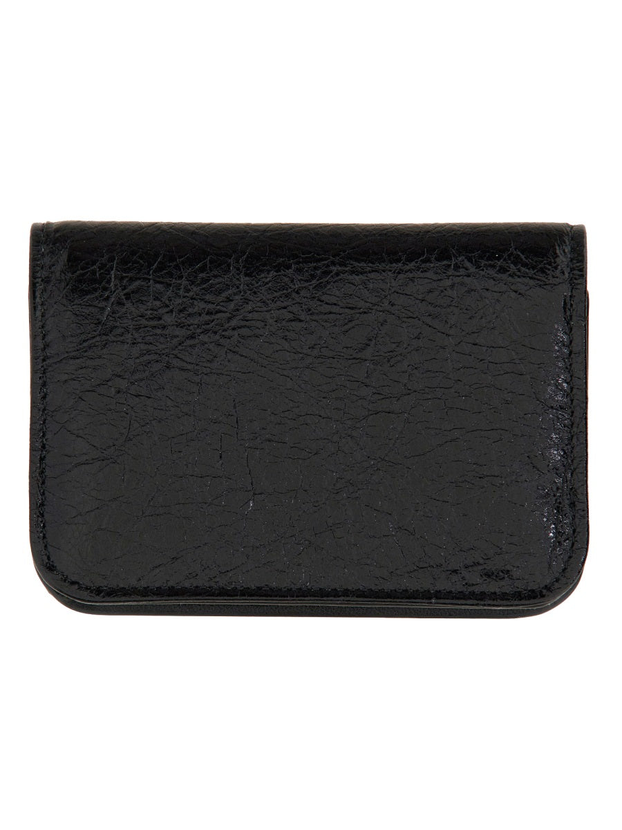 Balenciaga Wallets? BALENCIAGA Mini Leather Card Holder Premium Leather Designer Wallet