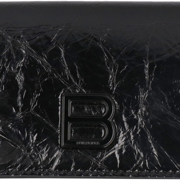 Balenciaga premium small leather goods detail and craftsmanship close-up