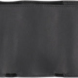 Close-up of Balenciaga small leather goods hardware and fine stitching