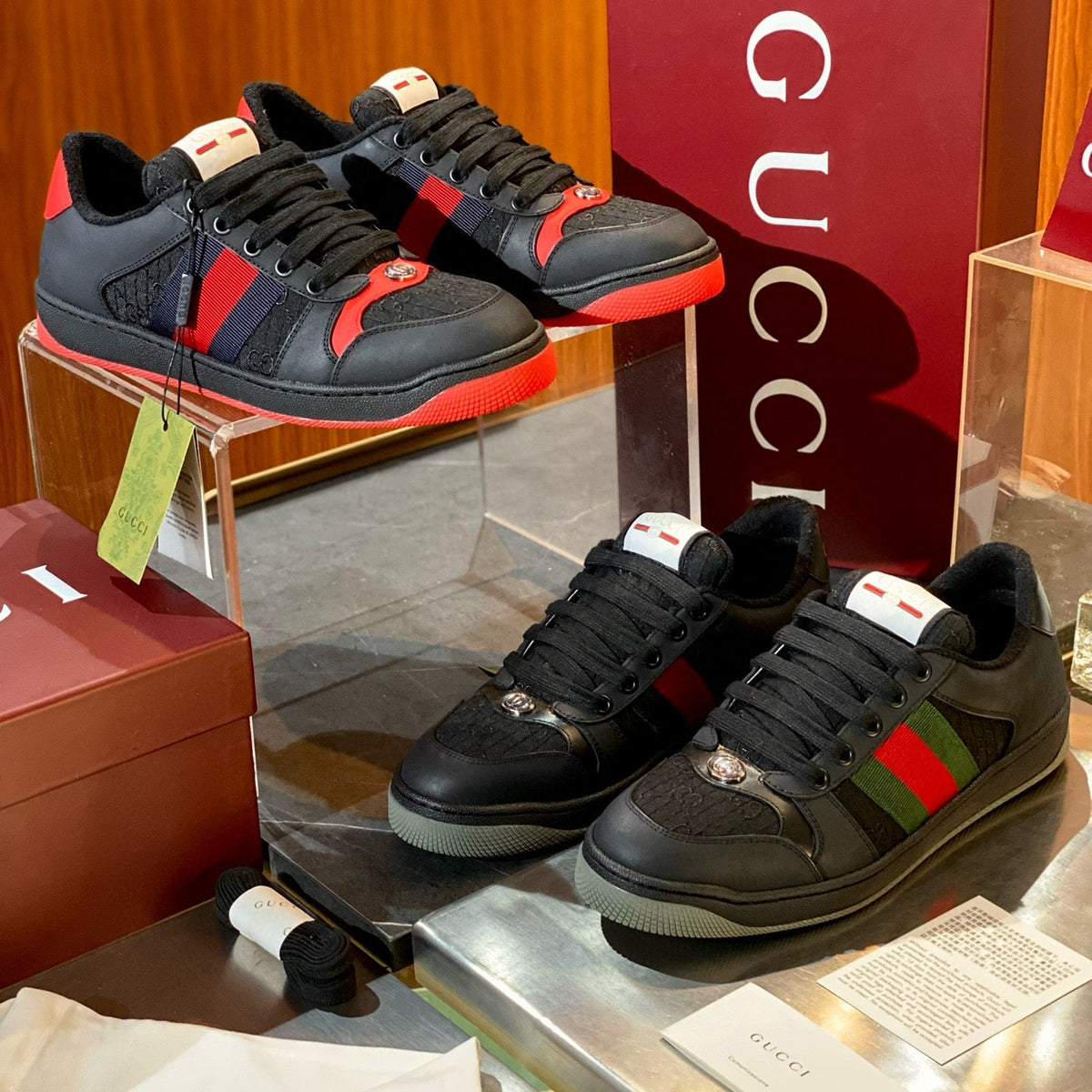 Gucci Shoes- Gucci Screener Trainers Comfortable Everyday Designer Shoes