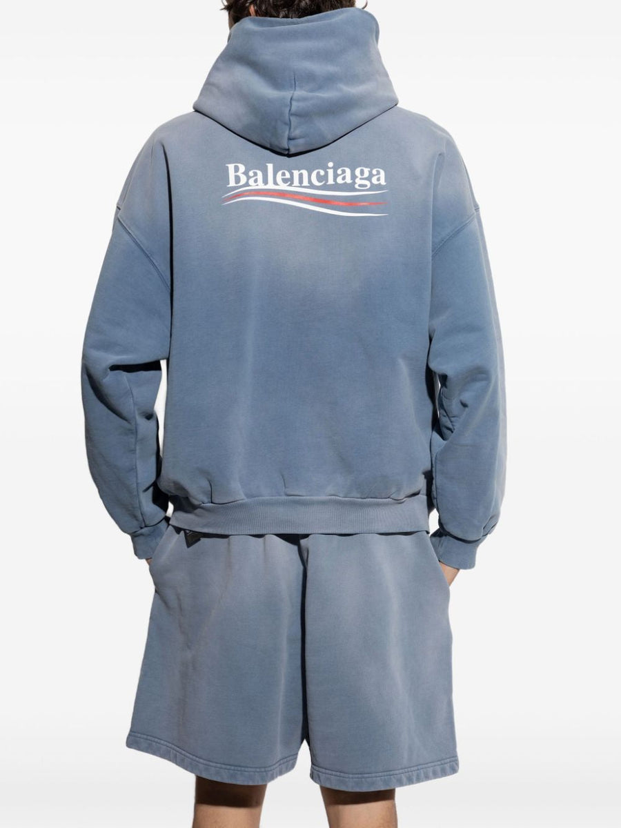 Close-up of Balenciaga jerseys & knitwear hardware and fine stitching