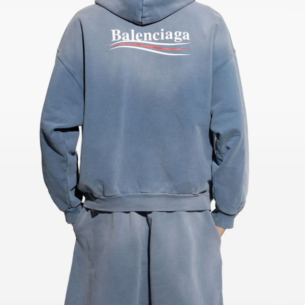 Close-up of Balenciaga jerseys & knitwear hardware and fine stitching