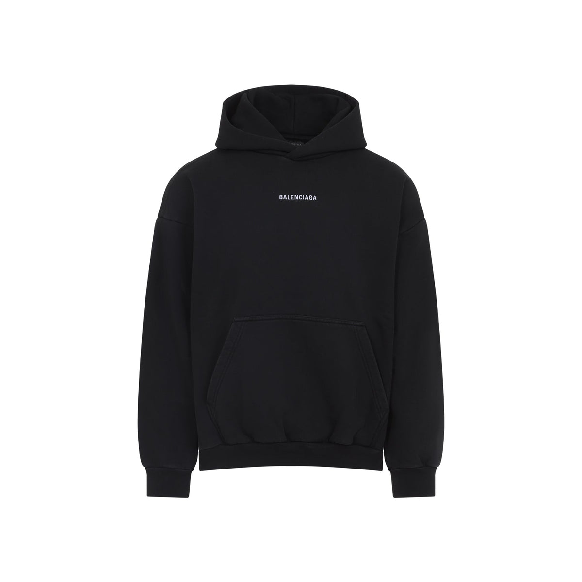 Balenciaga Hoodies- BALENCIAGA Medium Fit Cotton Hoodie Premium Designer Casual Hoodie