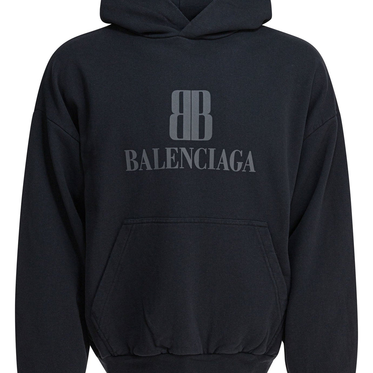 Balenciaga Hoodies- BALENCIAGA Medium Fit Cotton Hoodie Premium Designer Casual Hoodie