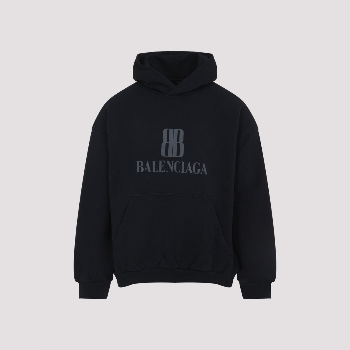 Balenciaga Hoodies- BALENCIAGA Medium Fit Cotton Hoodie Premium Designer Casual Hoodie