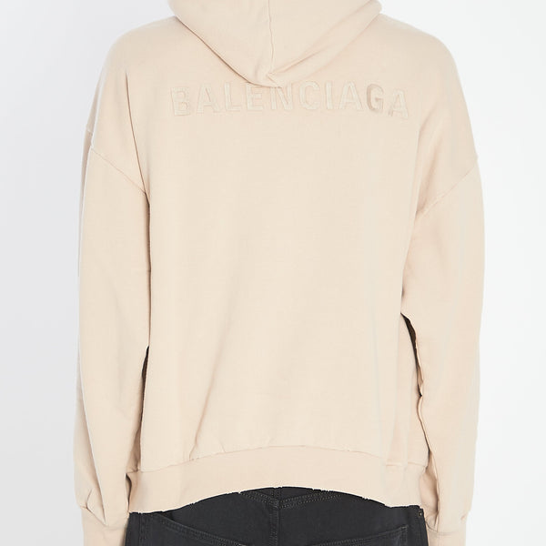 Close-up of Balenciaga jerseys & knitwear hardware and fine stitching