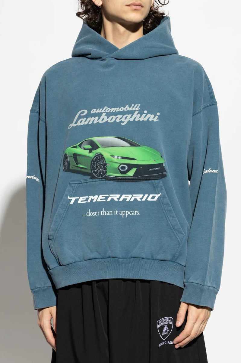Balenciaga Hoodies- BALENCIAGA Medium Fit Hoodie Comfortable Luxury Streetwear Hoodie